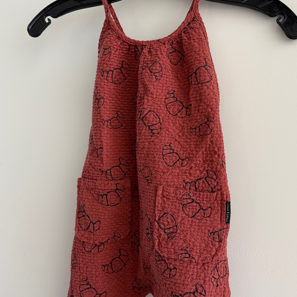 Sproet & Sprout Romper Toddler Croissant French Onesie 2T